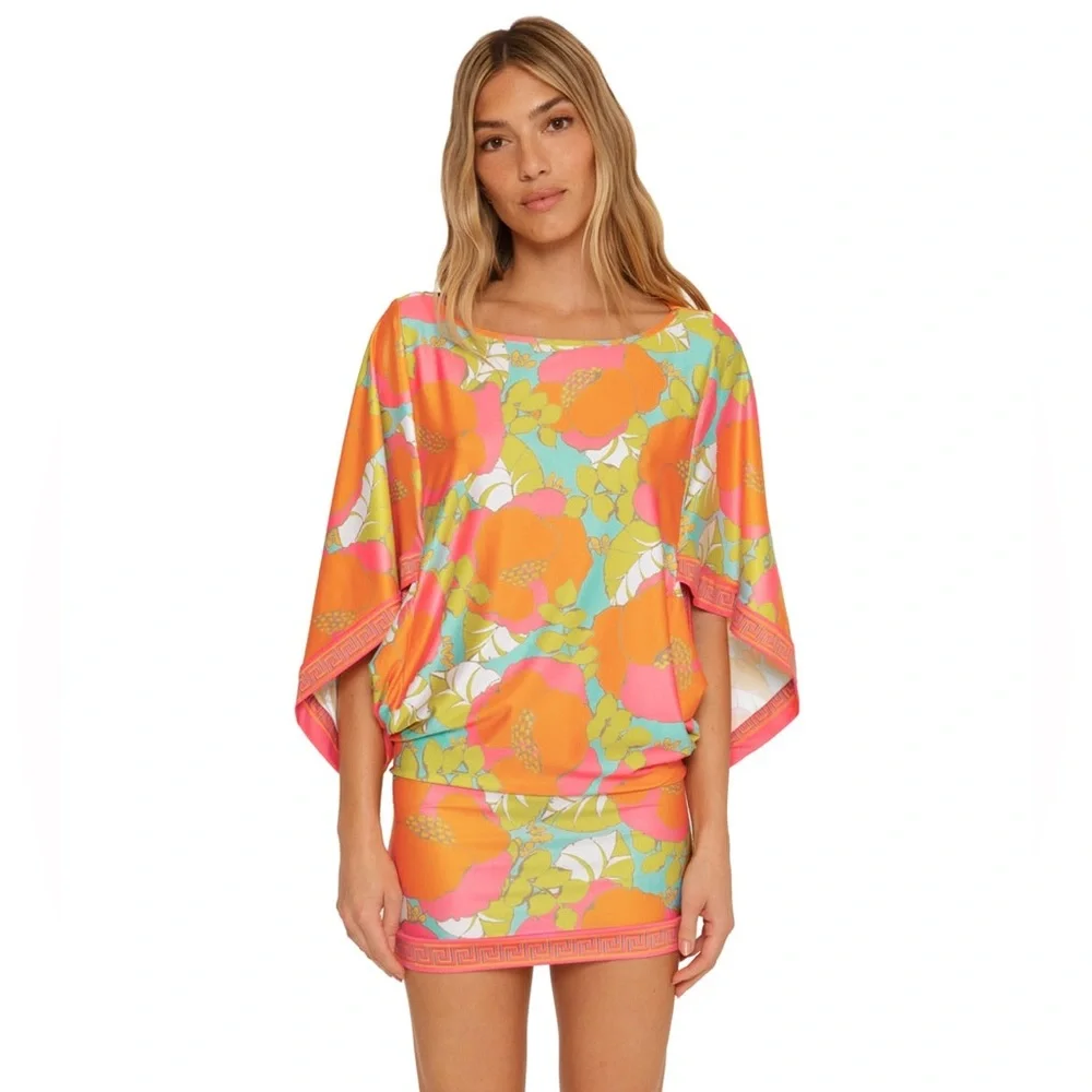 TRINA TURK PLAYA DE FLOR SWIM TUNIC - Picture 3 of 4